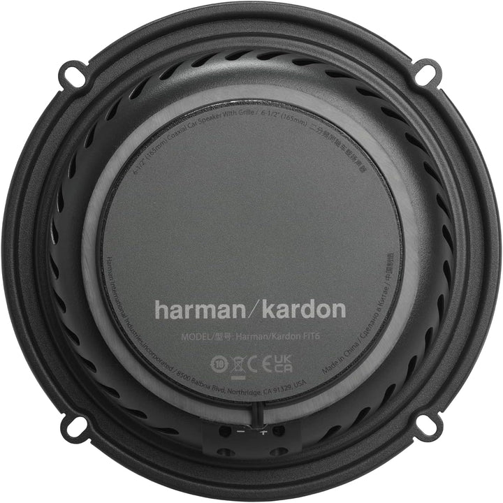 Harman Kardon FIT 6 Koaxial Lautsprecher Auto 16mm (6,5 Zoll) | Car HiFi Lautsprecher mit 45W RMS un