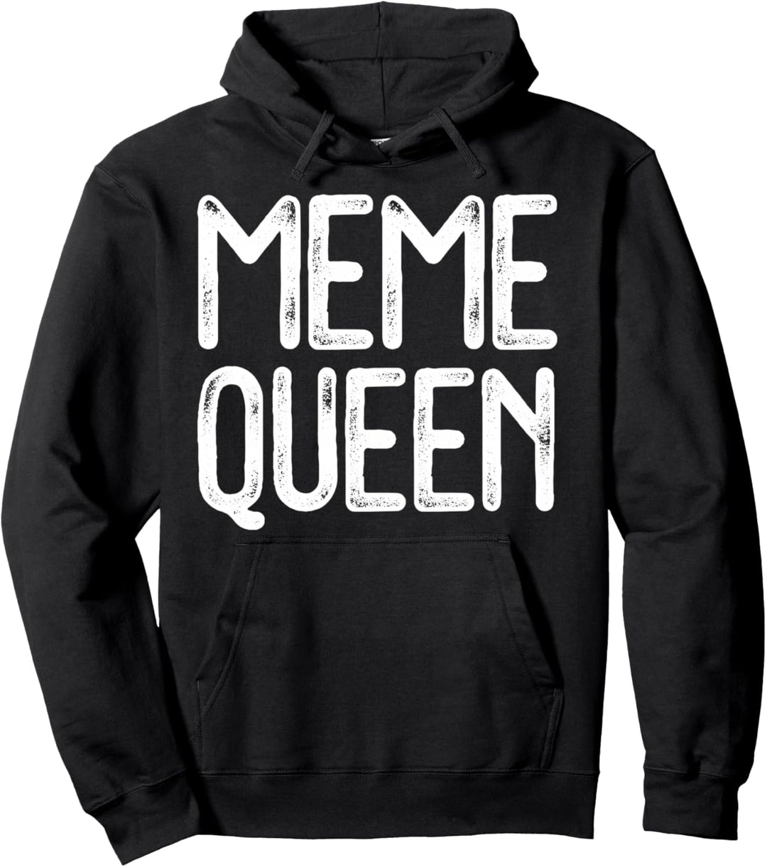 Meme Queen Gamer Mädchen Pullover Hoodie