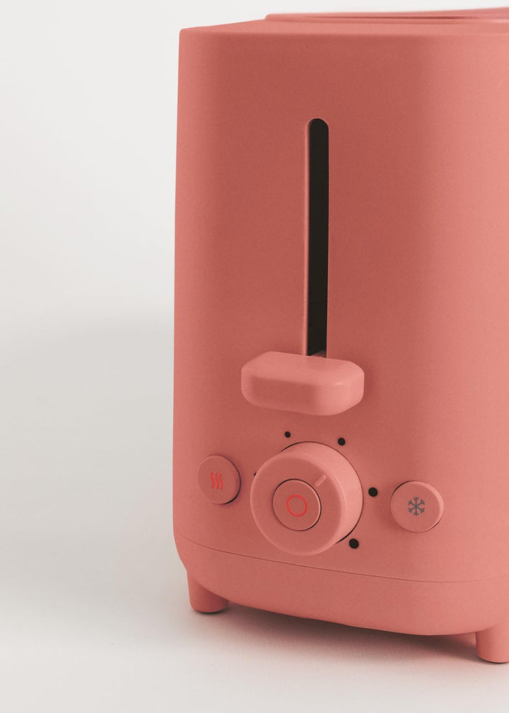 CREATE/TOAST STUDIO XL/Toaster Terrakotta / 6 Leistungsstufen, Krümelschublade, Thermostat, Auftauen