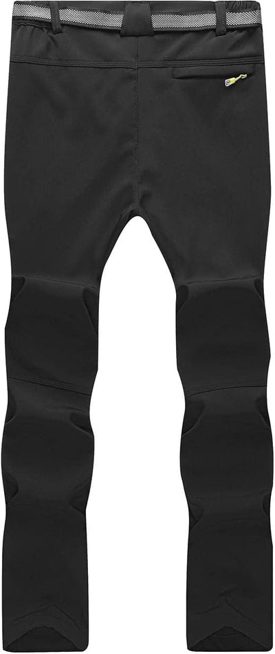 BenBoy Herren Wanderhose Wasserdicht Softshellhose Outdoorhose Winddicht Warm Gefüttert Skihose Snow