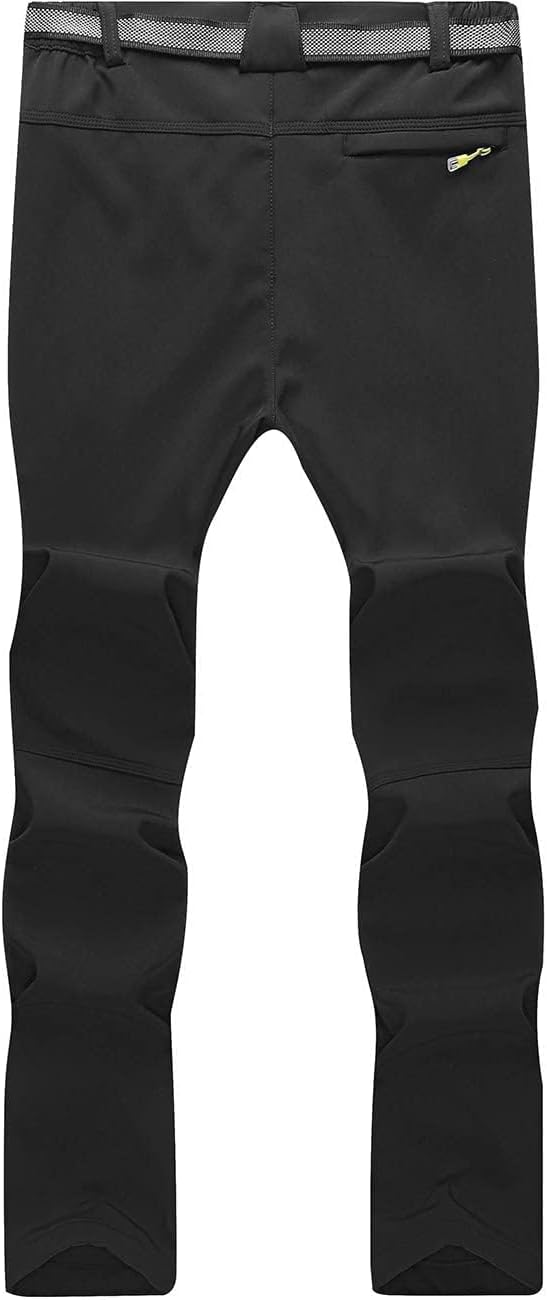 BenBoy Herren Wanderhose Wasserdicht Softshellhose Outdoorhose Winddicht Warm Gefüttert Skihose Snow