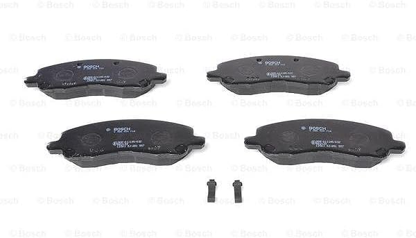 Bosch BP428 Bremsbeläge - Vorderachse - ECE-R90 Zertifizierung - vier Bremsbeläge pro Set