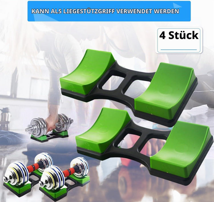 4 Stück Rack Hantel Bodenschutz Fitness, Gym Hantel Storage Rack, Kurzhantelablage Klein Kurzhantel,