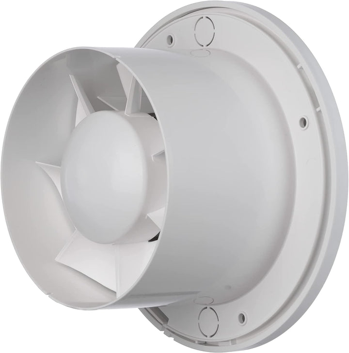 Ø 125mm Weiss Badlüfter - Ventilator mit Kugellager - Lüfter für Effiziente Belüftung im Bad Kuche W