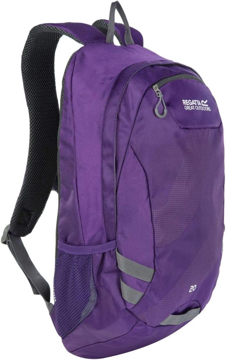 Regatta Herren Brize Ii Robuster Gepolsterter Rucksack Rucksack 20 Lang Marl Grey/Ebony, 20 Lang Mar