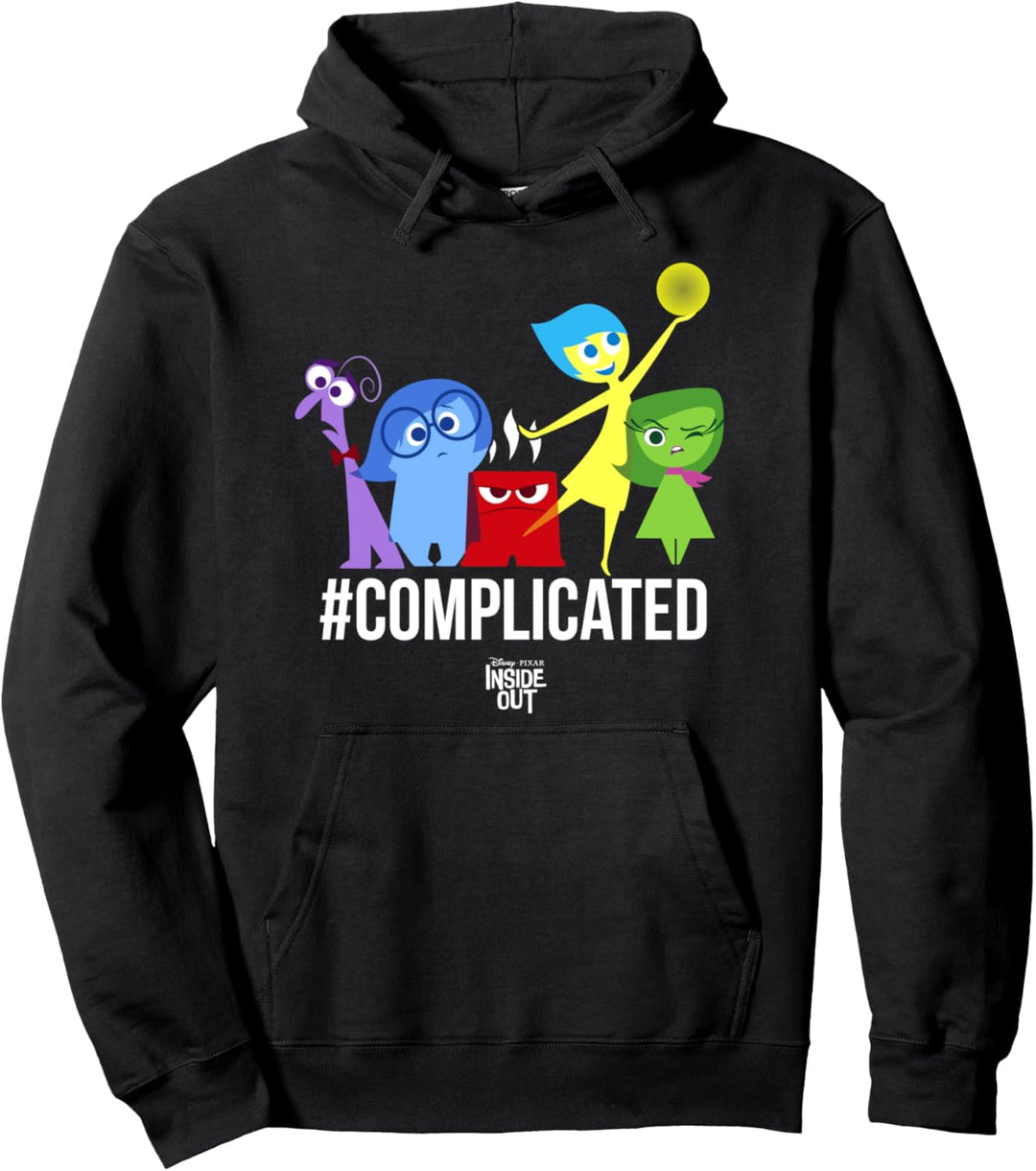 Disney Pixar Inside Out Hashtag Complicated Group Shot Pullover Hoodie