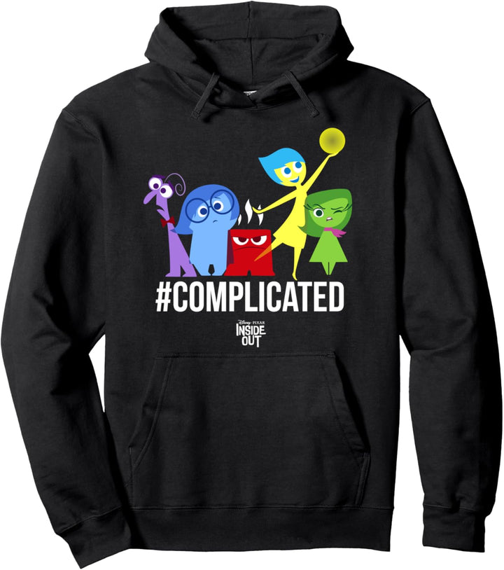 Disney Pixar Inside Out Hashtag Complicated Group Shot Pullover Hoodie