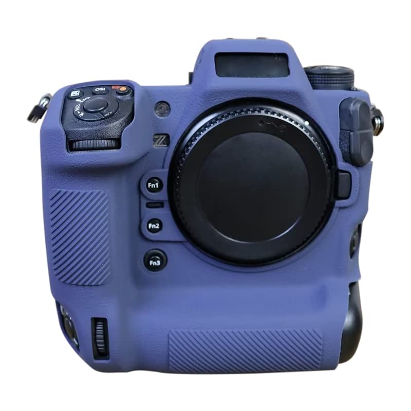 Kameratasche für Nikon Z9, Silikon-Gummi, Kameragehäuse, Schutzhülle für Nikon Z9, Blau, Blau
