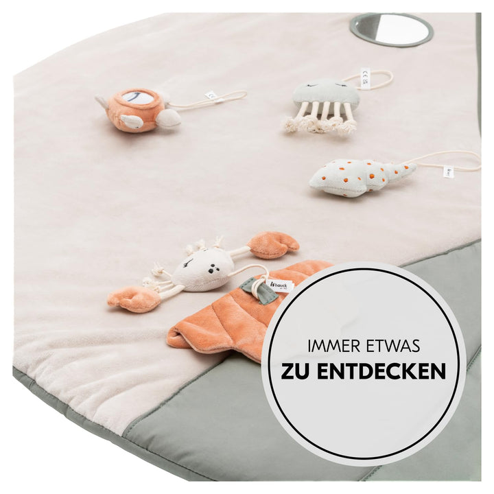 hauck Relax N Watch, Water Animals – Baby Spieldecke mit Spielbogen ab Geburt, Krabbeldecke mit Spie