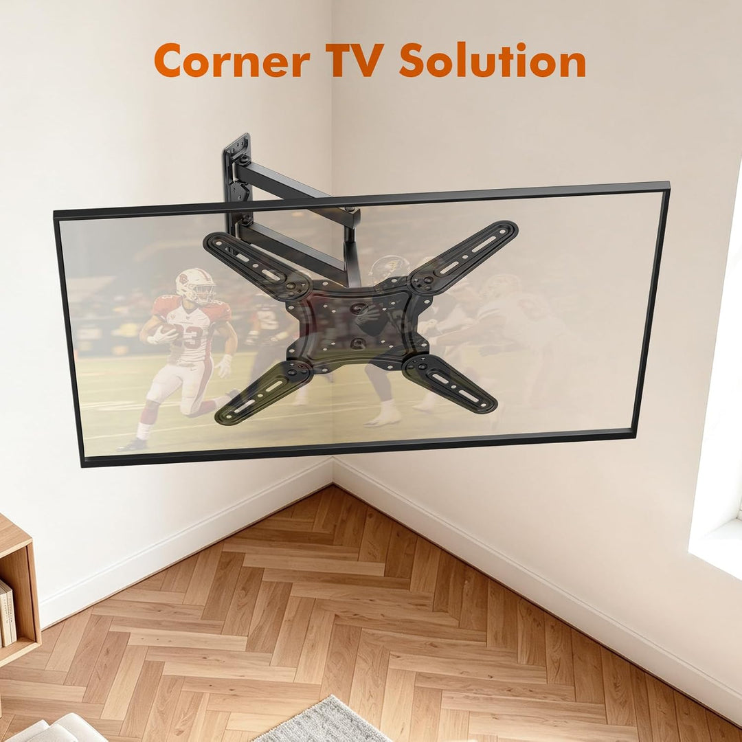 GRIFEMA GB1010 TV Wandhalterung – Schwenkbare Neigbare TV Halterung für 26–65 Zoll Flach &amp; Curved Fe