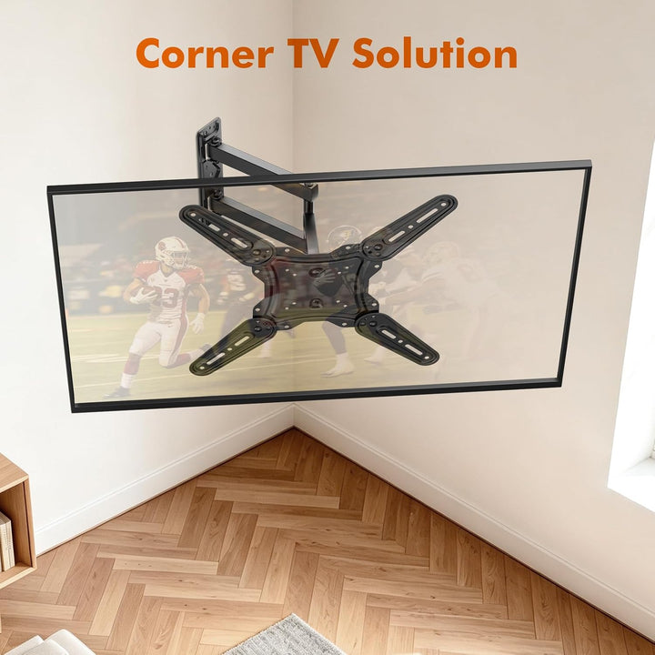 GRIFEMA GB1010 TV Wandhalterung – Schwenkbare Neigbare TV Halterung für 26–65 Zoll Flach &amp; Curved Fe