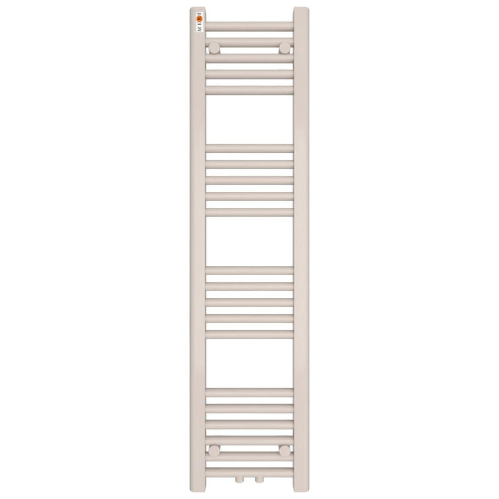 MERT Comfort Badheizkörper 400x1200mm Mittelanschluss Pulverbeschichtet Verkehrsweiss RAL9016 geboge