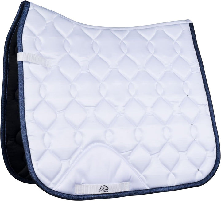 HKM Dressage Competition Schabracke Weiss/Silber One Size