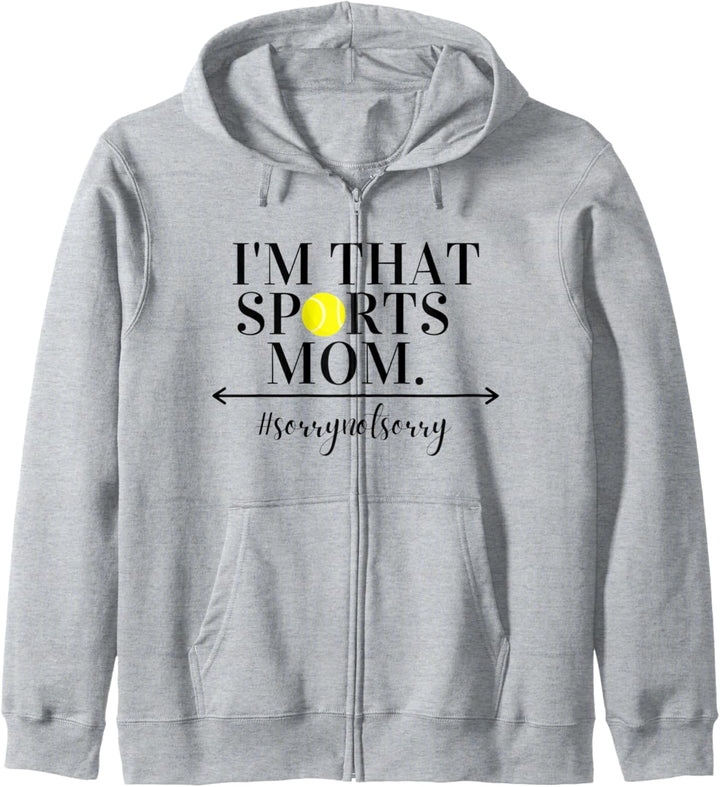 Lustig Ich bin das Sport Mom Humorvolles Tennisleben für Kapuzenjacke
