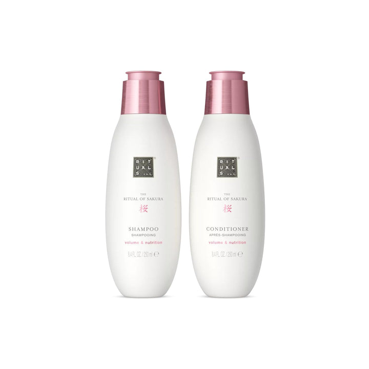 RITUALS The Ritual of Sakura Vorteilspack – Set aus Shampoo und Conditioner – Mit Weizenprotein, Chi