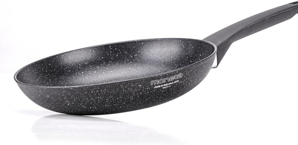 Moneta Formidabile Stone Set mit 3 Antihaft-Pfannen, 20-24-28 cm, auch für Induktion, 100% Made in I