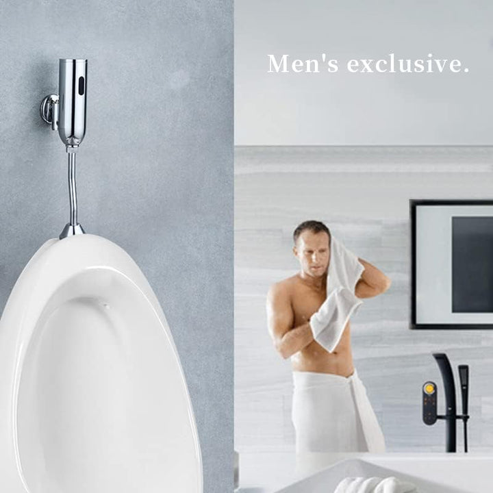 Fdit WC-Sitz, automatischer Sensor Urinal-Druckspüler Urinal-, offen, für mehr lecke WC, mit Kolibri