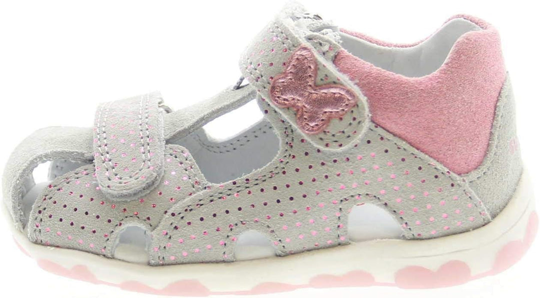 Superfit FANNI Sandale 0-609041 Mädchen 19 EU Hellgrau Rosa 2500, 19 EU Hellgrau Rosa 2500