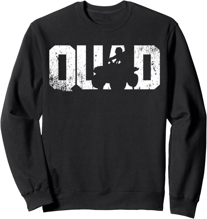 Vintage Quad Lustiges Quadfahrer ATV Geschenk Jungen Männer Sweatshirt
