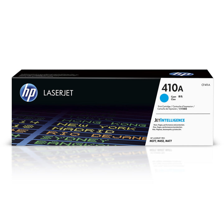 HP 410A (CF411A) Blau Original Toner fürHP Color Laserjet Pro M452, HP Color Laserjet Pro M477 Cyan