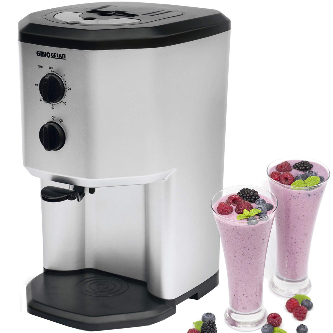 Gino Gelati GG-95W-BS Milchshake Maschine Milchshakemaker mit Kompressor