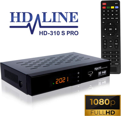 hd-line 310S PRO Receiver Satellit HD Digitaler Satelliten Receiver HDMI DVB S2 Receiver für Sat HD