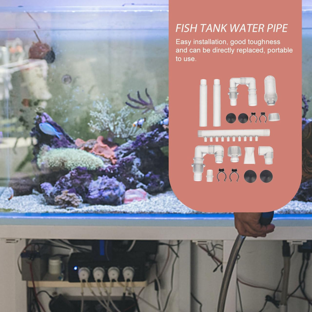 POPETPOP 1 Satz Teile Ersatz Filter Rohr Zufluss Einlass Abfluss Wasser Schlauch Aquarium Zubehör Pr