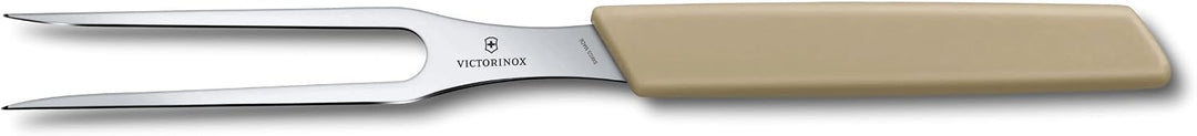 Victorinox Swiss Modern, Profi Tranchiergabel, Extra Scharfe Klinge, 15 cm, Robuster Kunststoffgriff
