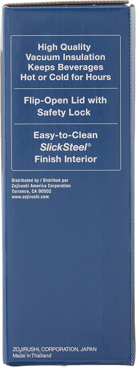 Zojirushi Edelstahlbecher, 340 ml, Rauchblau 12 oz Blau - Smoky Blue, 12 ounces Blau - Smoky Blue