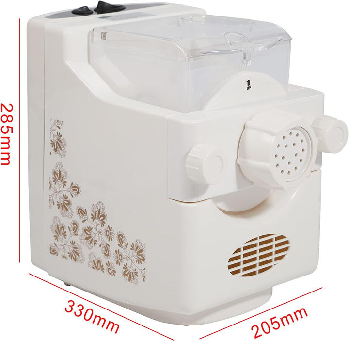 Nudelmaschinen, 260W Elektrische Nudelmachermaschine Vollautomatisch Pastamaker 500g Kapazität, Es g