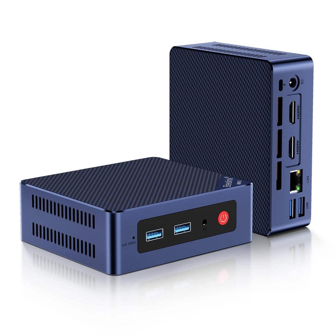 Beelink Mini S13 Mini PC, Intel Twin Lake-N150(bis zu 3.6GHz), 16GB DDR4 RAM 500GB M.2 SSD, Desktop