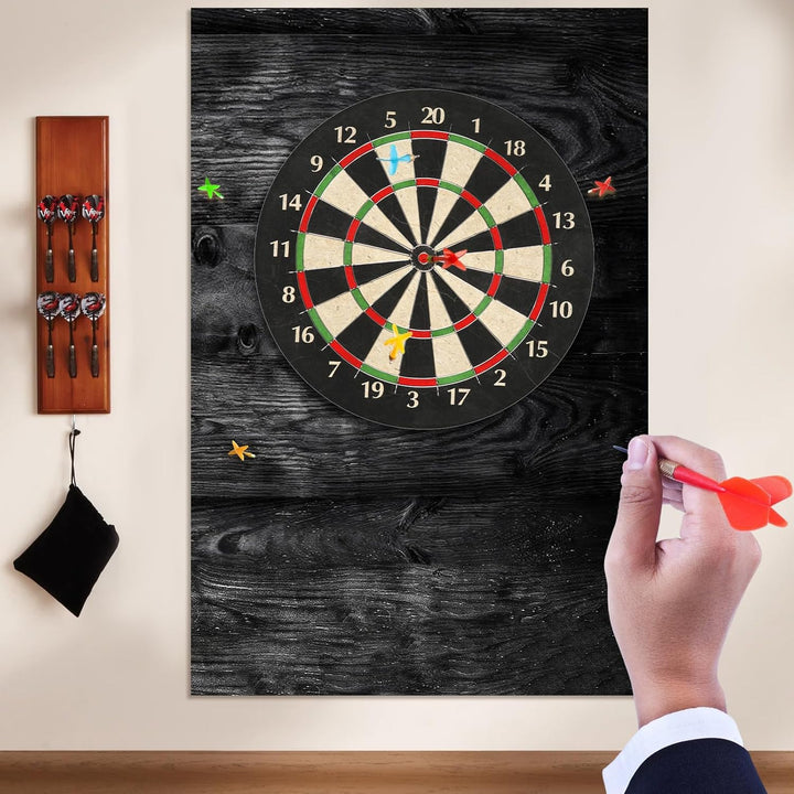 KEAGAN Filz Holzmaserung Dartscheibe Wandschutz Dartscheibe Surround Wandschutz Dartscheibe Wandschu