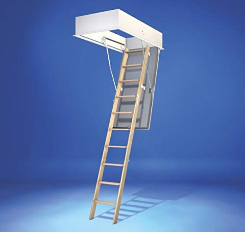 GutHolz Bodentreppe - mit WärmeSchutz WS3D Deckenöffnung 70 x 140 cm