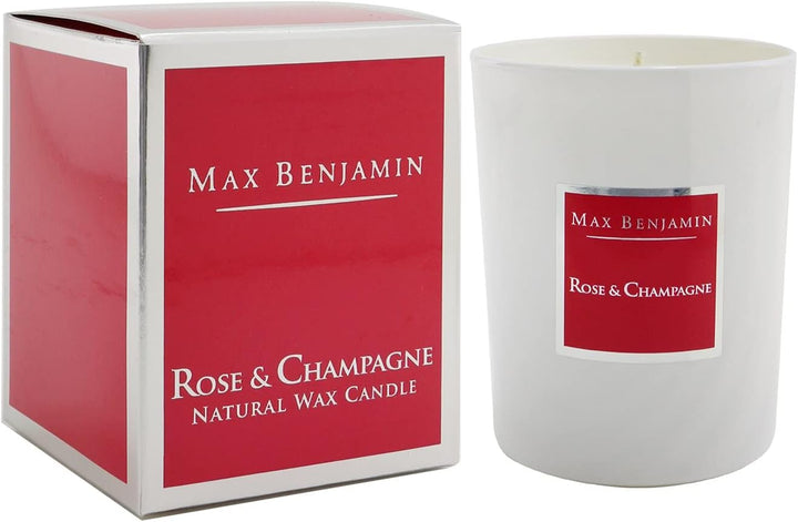 Max Benjamin - Natürliche Luxuskerze mit Rose und Champagner - C38