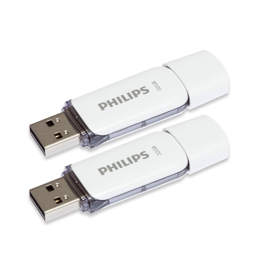 Philips Snow Edition 2.0 USB-Flash-Laufwerk USB-Stick 2X 32GB für PC, Laptop, Computer Data Storage,