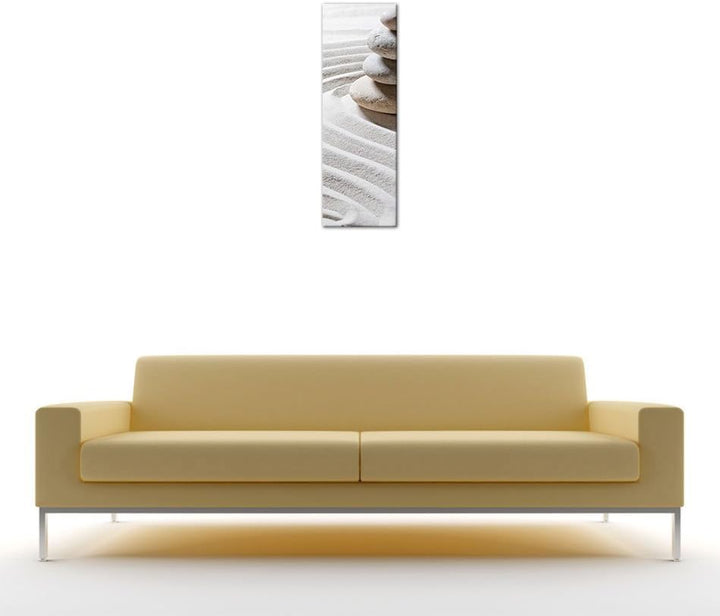 Bilderdepot24 Bild auf Leinwand | Relaxing in 30x90 cm als Panorama Wandbild | Wand-deko Dekoration