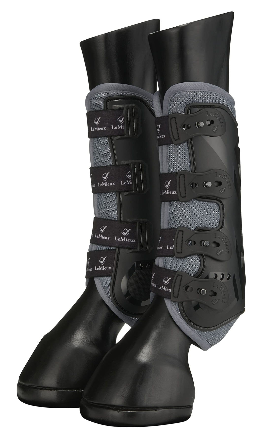 LeMieux Gamaschen Ultramesh Snug Boots Hinterbeine Grau - L - Grau, L
