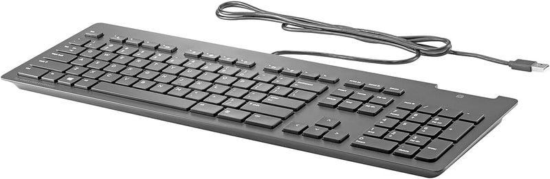 HP Smartcard-Tastatur Englisches Layout, Schwarz