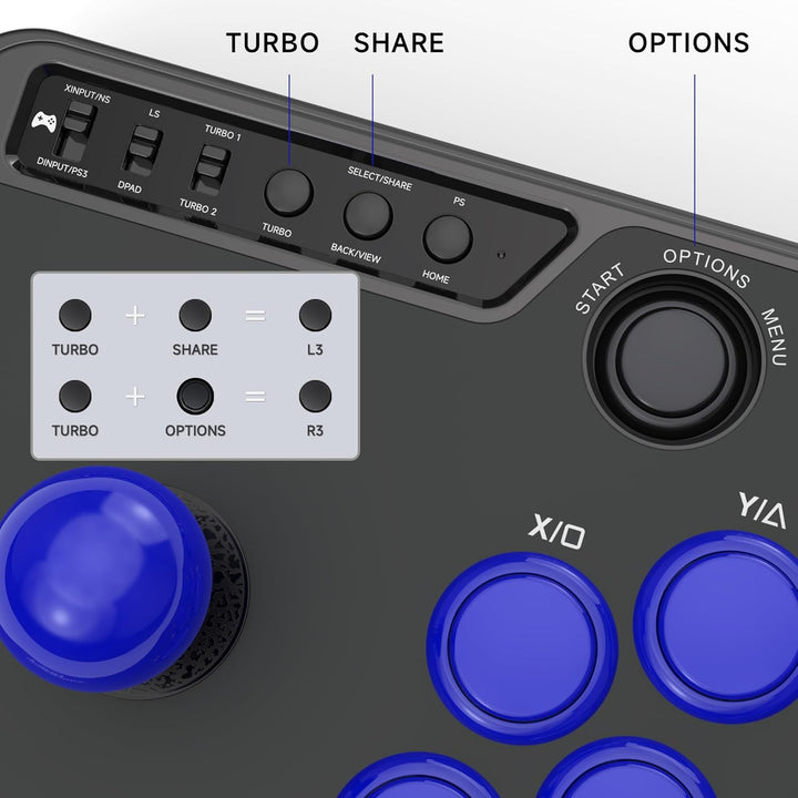 Mayflash F300 Arcade Fight Stick Joystick für Xbox Series X, PS4, PS3, Xbox One, Xbox 360, PC, Switc
