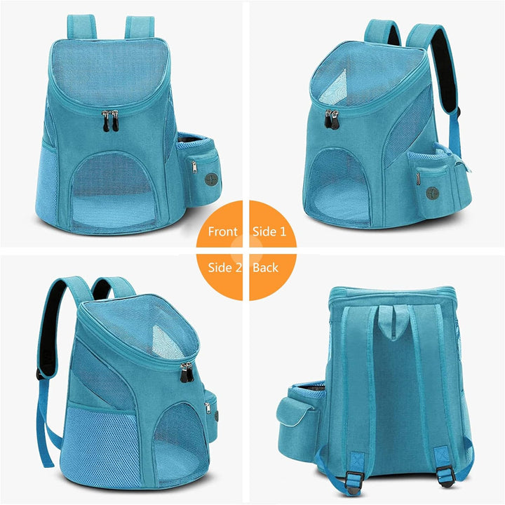 PETCUTE Hunderucksack Katzenrucksack,Rucksack für kleine Hunde Haustiertragetasche Taschen mit Abneh