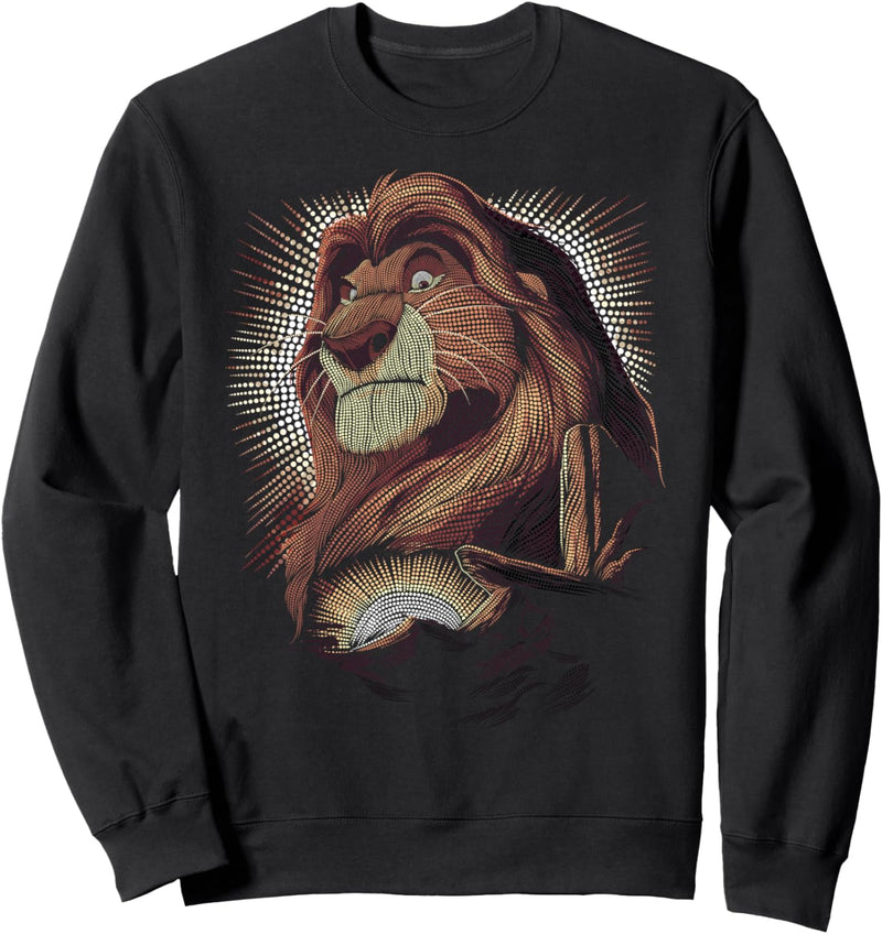 Disney The Lion King Mufasa Pride Rock Pointillism Sweatshirt