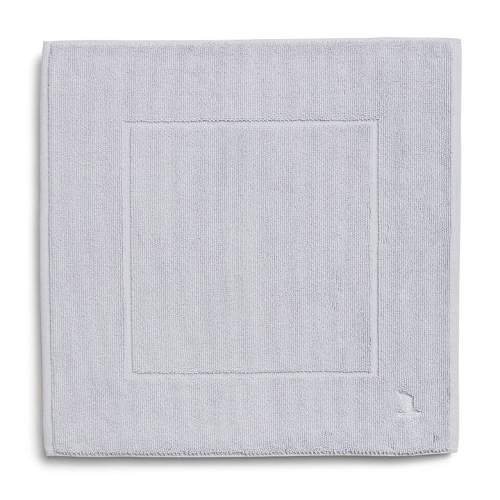 möve Superwuschel Badteppich 60 x 60 cm aus 100% Baumwolle, silver Silver 60 x 60 cm Single, Silver