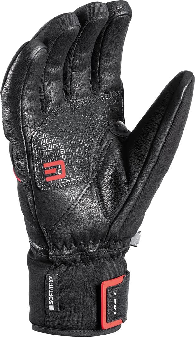 LEKI Unisex-Adult Stick, schwarz-rot, 1