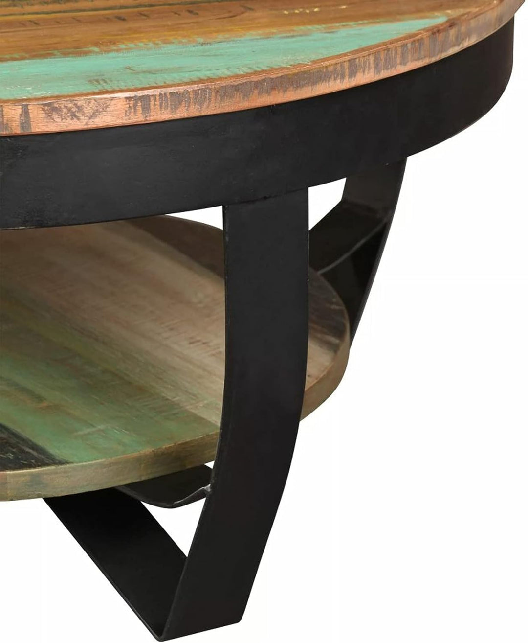 Gawany Couchtisch Raues Beistelltisch Wohnzimmer Sofatisch Kaffeetisch Industriellen Stil Altholz Ma