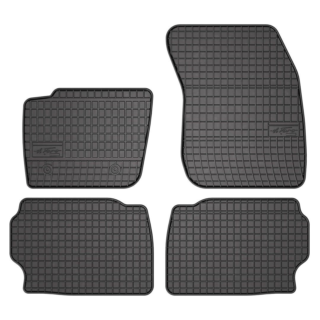 FROGUM EL Toro Gummimatten Ganzjähriges-Set von Autofussmatte Auto Fussmatten für Ford Mondeo IV 200