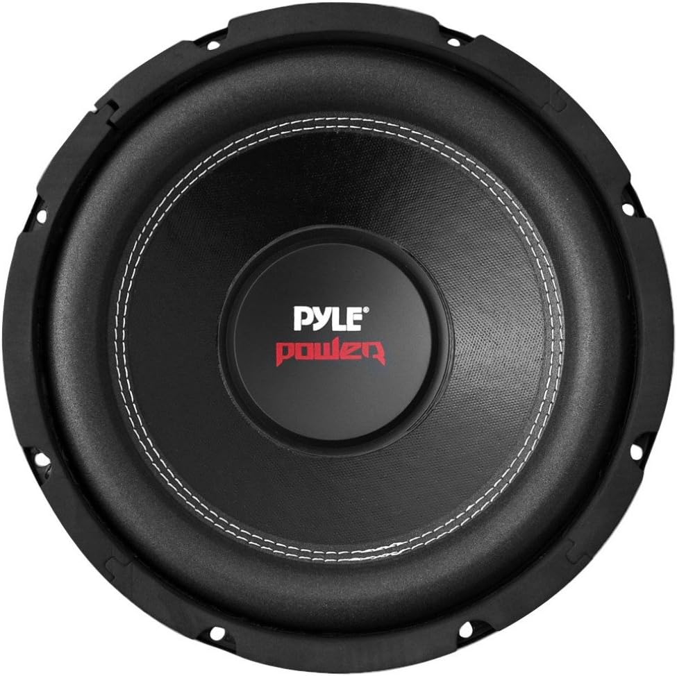 Pyle PLPW6D Subwoofer, 300 Watt RMS, 600 Watt max., Durchmesser: 16,50 cm (6,5 Zoll), DVC-Woofer mit