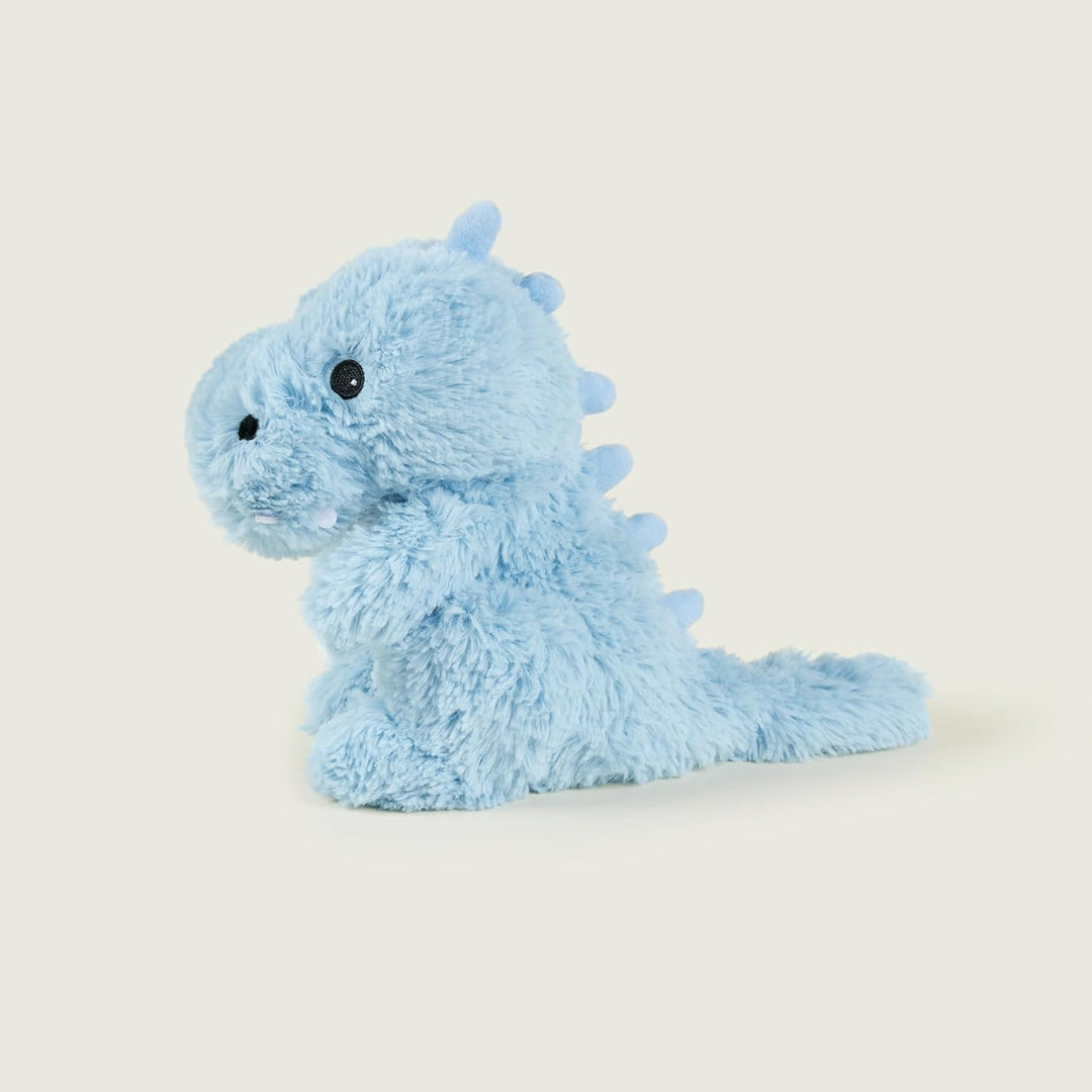 Warmies® Vollständig beheizbares Kuscheltier mit französischem Lavendel, Baby-Dinosaurier, blau