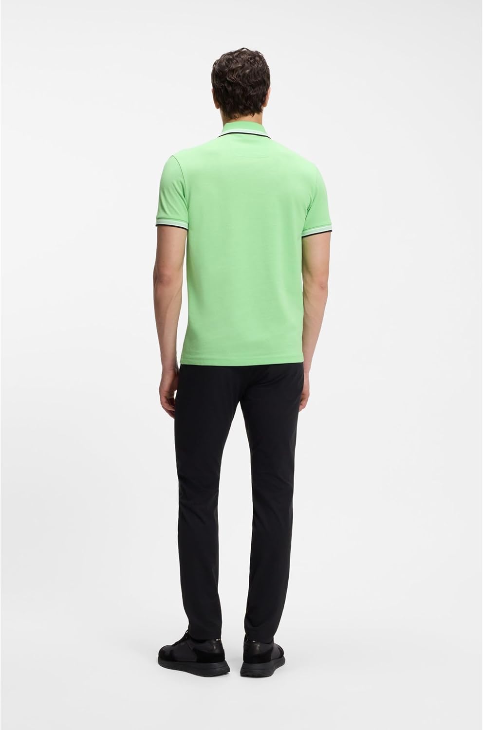 BOSS Herren Paddy Paddy Poloshirt aus Baumwoll-Piqué 6XL Medium Green 319, 6XL Medium Green 319