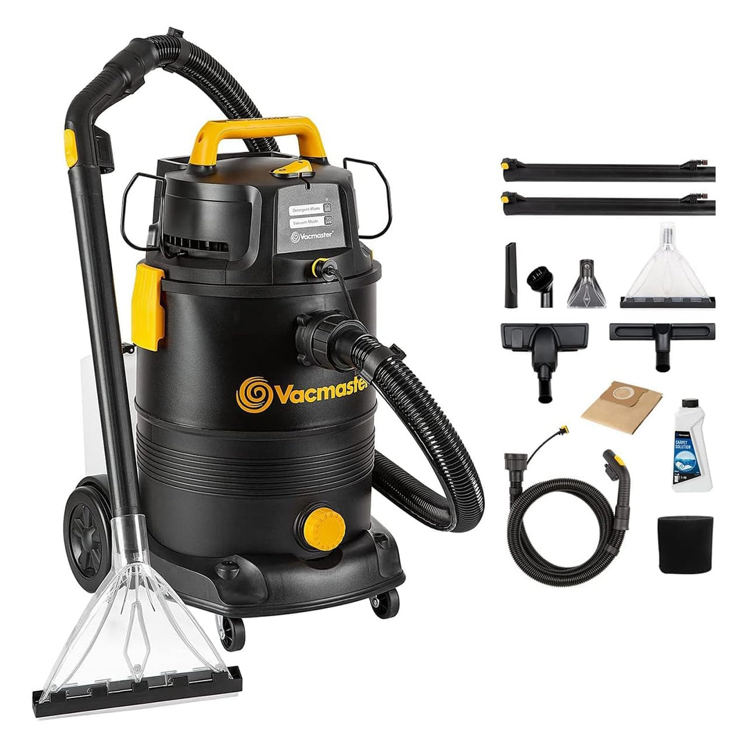 Vacmaster VK1330PWR 1300W 30L 3-in-1 Waschsauger Nass Trockensauger mit Dual-Tank-Design Bodenreinig