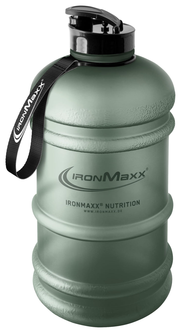IronMaxx Water Gallon - Frosted Mineral Green 2200ml | BPA & DEHP frei | auslaufsichere Trinkflasche